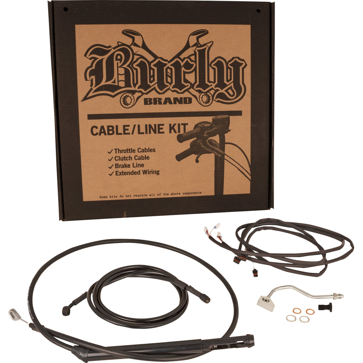 BURLY BRAND 0662-1158 B30-1315 Touring Model Control Kit - Bagger - 15" - Black