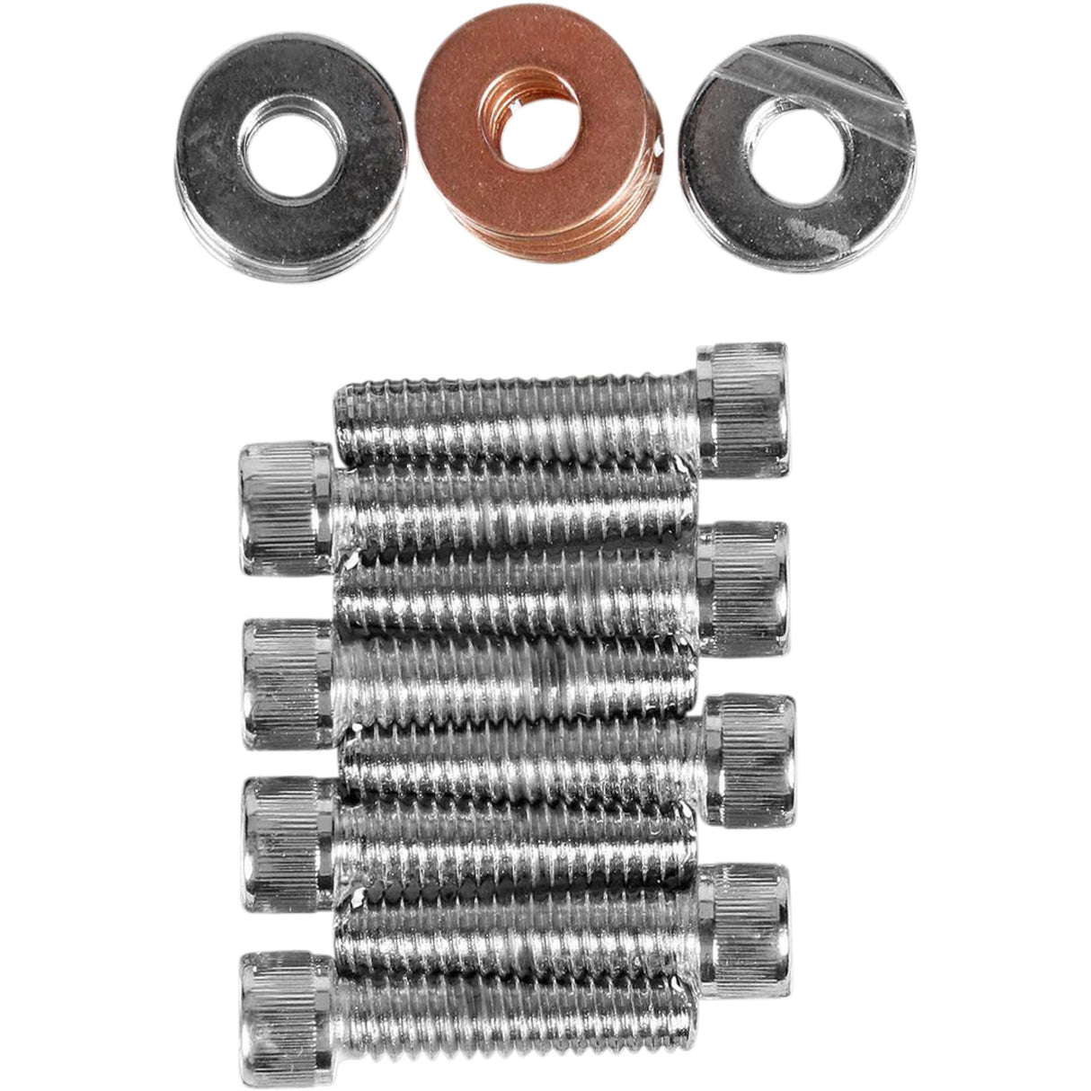 DRAG SPECIALTIES DS-190813 Bolt Set with washers - rocker box - socket-head