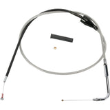 DRAG SPECIALTIES Stainless Braided Idle Cable