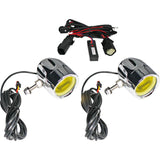 CUSTOM DYNAMICS 2001-2583 PB-FOG-BCM-YC ProBEAM® LED Halo Fog Lights - Chrome - Yellow Lens