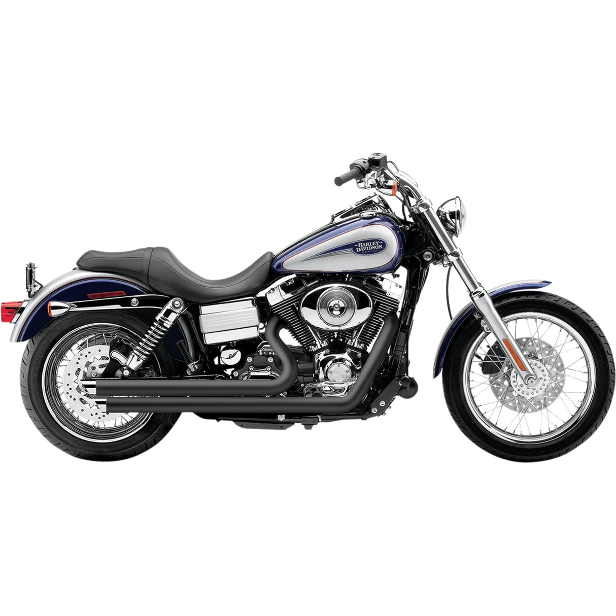 COBRA 1800-1400 6858B Speedster Slashdown Exhaust System - Dyna '12-'17