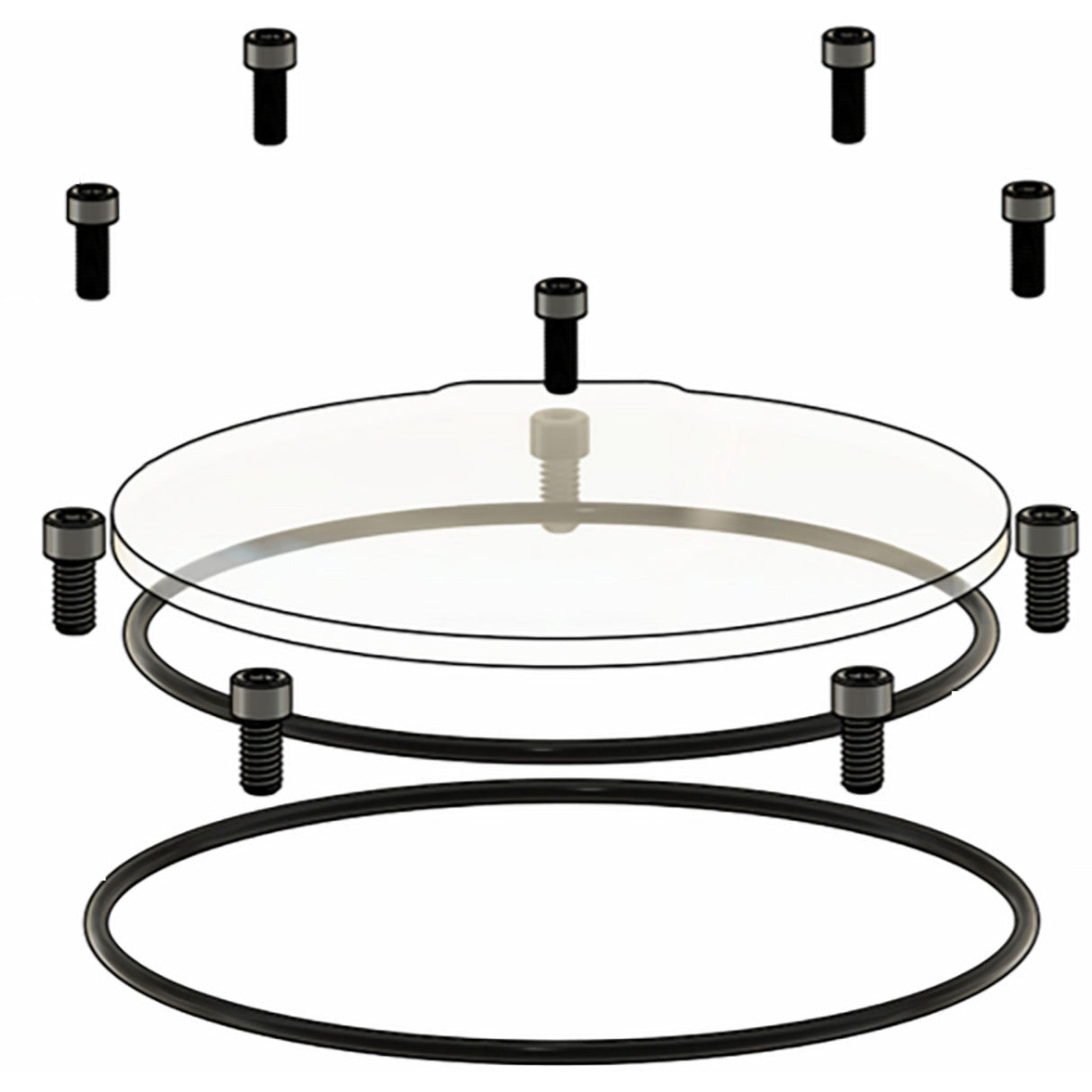 Trask Assault Derby Cover Repair Kit Touring Trike - TM-0040-RK For Harley Motorcycles 2015-2026