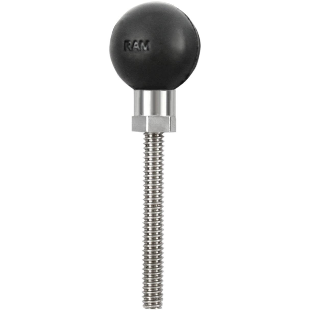 RAM MOUNTS 0636-0062 RAM-B-273U Ball Accessory Base Adapter for B-Size Socket Arm Ball Mount - 1/4"-20 x 1/4" Base - Hex