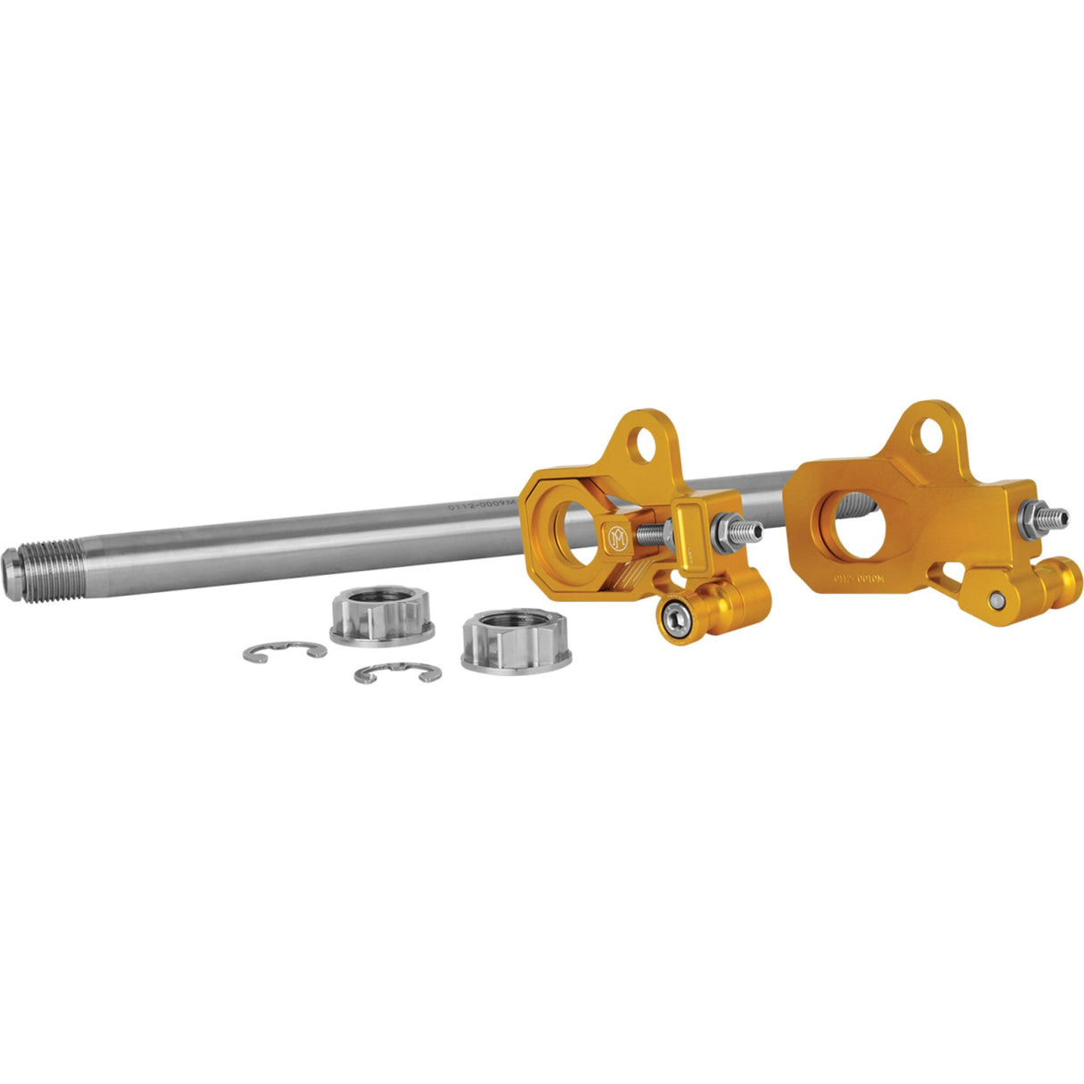 Performance Machine Axle Adjuster - 0117-0028M-G For Harley Touring 2009-2022