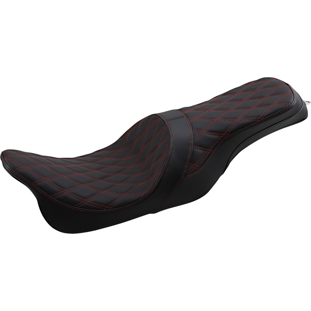 DRAG SPECIALTIES Forward Positioned Predator Seat 2-Up - FL '08-'23