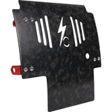 THRASHIN SUPPLY CO. 0506-2533 TSC-3035-2 Forged Carbon Fiber Skid Plate Skid Plate - Carbon Fiber/Forged - With Red Brackets - FLHX/FLTRX