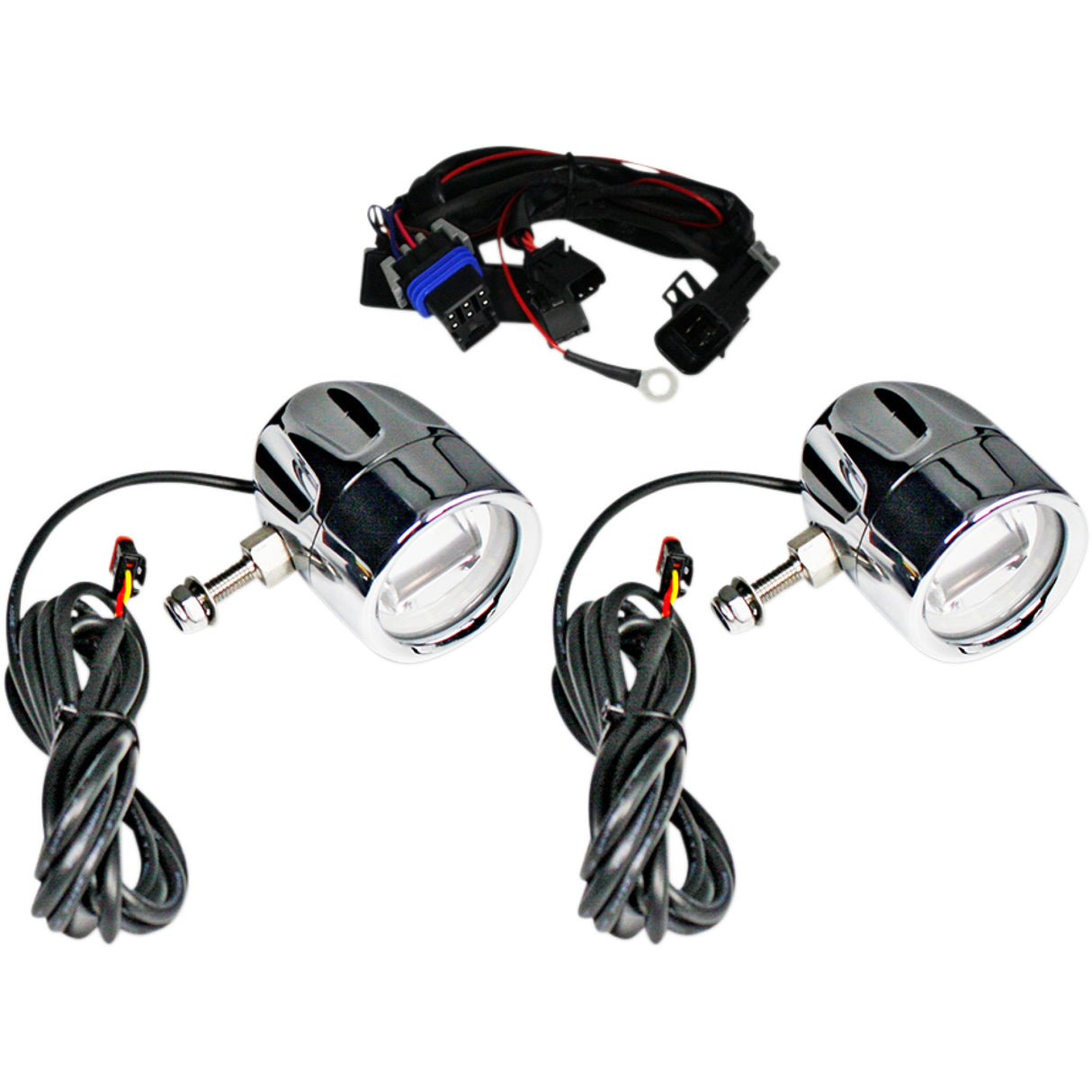 CUSTOM DYNAMICS 2001-2208 PB-FOG-UNV-C ProBEAM® LED Halo Fog Lamps LED Fog Light - Universal - Chrome