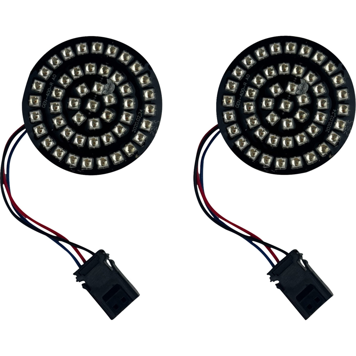Custom Dynamics Genesis® 4 LED Rear Turn Signals Red - GEN-4-R-25ST For Harley Softail / Street Glide / Road Glide 2025-2026