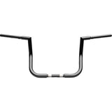 LA CHOPPERS 0601-6577 LA-7367-12B 1-1/4" Twin Peaks Touring Handlebar - Bagger - 12" - Black
