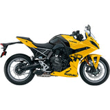 STOMPGRIP 4320-2888 55-10-0210C Volcano Profile Traction Pad Tank Grips Traction Pad Tank Grips - Volcano - Clear - GSX-8R/S