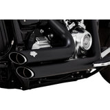 Vance & Hines Shortshots Staggered Exhaust System Black - 47335-22 For Harley Softail 2018-2022