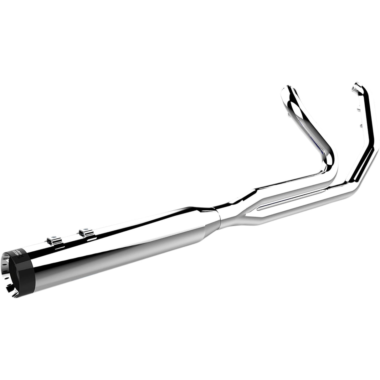 Khrome Werks 2-Into-1 Outlaw Exhaust System Chrome - 200780 For Harley Touring 2009-2016
