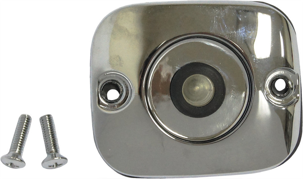 Harddrive 29-063 Master Cylinder Cover Chrome For Harley Motorcycles 1996-2006