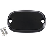 Joker Machine Master Cylinder Cover Smooth Black - 08-01SB For Harley Motorcycles 1999-2017