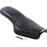 LePera Cobra Full-Length Seat Diamond Black - LK-076DM For Harley Sportster 2010-2022