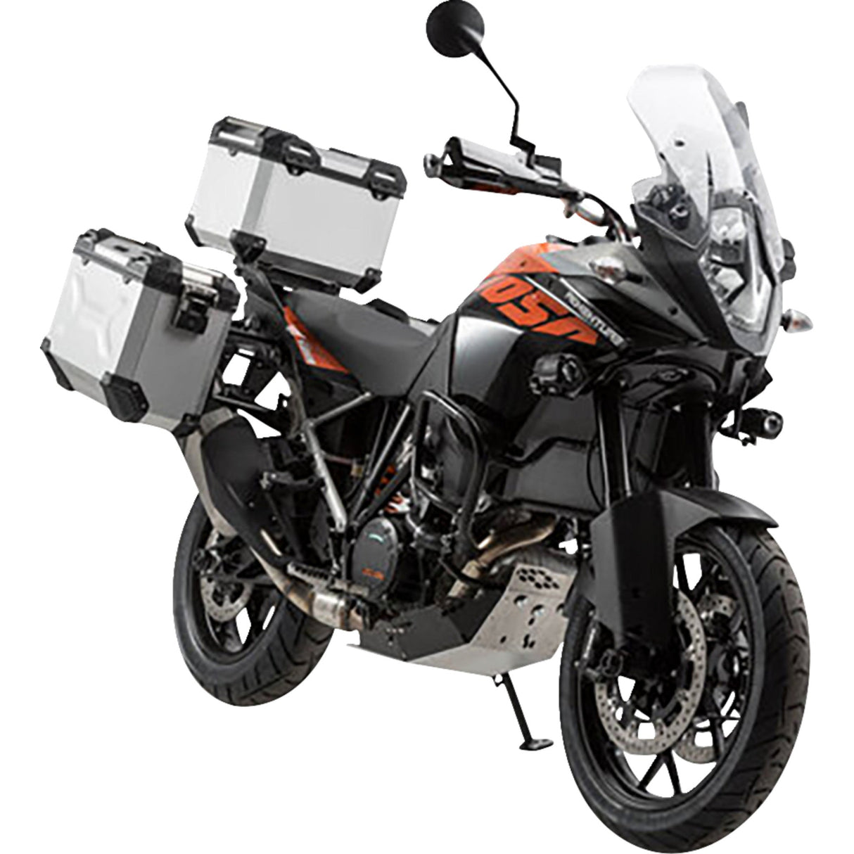 SW-MOTECH 3580-0114 ADV.04.333.75002/S Adventure Luggage System silver - ktm adventure '13-'20