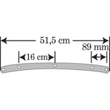 MEMPHIS SHADES 2310-0027 MEP6229 Road King Replacement Plastic - 17" - Solar