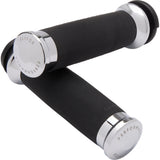 SLYFOX 0630-3084 CC-85-CH-FL-FOX Grips - TBW - Chrome