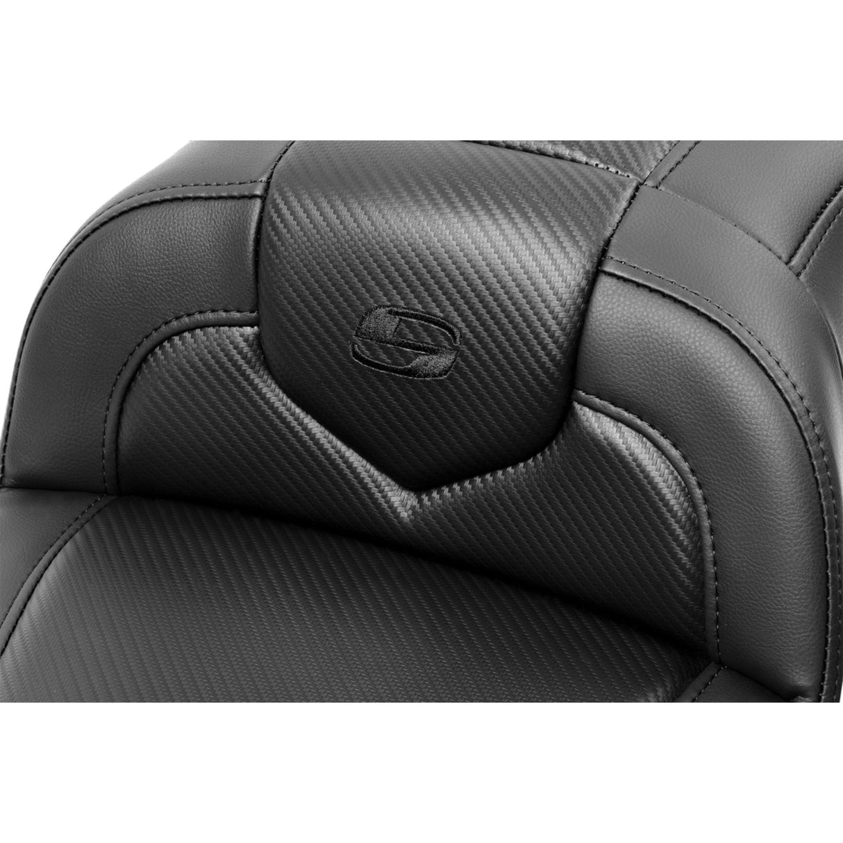 Saddlemen Roadsofa™ Carbon Fiber Seat With Backrest - 823-07-185B0 For Harley Touring 2023-2026