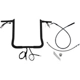FAT Baggers INC. EZ Install Wired Handlebar Kit 1-1/4" Pointed Top 16" Black - 949016-B For Harley Street Glide 2023-2026