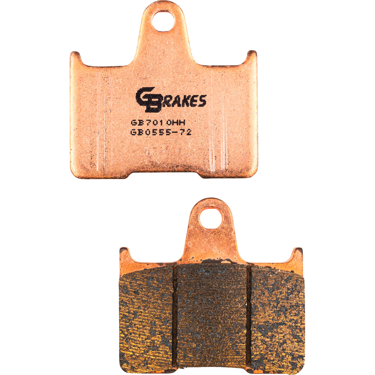 Gbrakes HH Sintered Brake Pads Sintered Rear - GB0555-72 For Harley Sportster 2014-2022 | BMW M1000RR 2021-2026