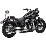 Cobra Neighbor Hater Slip-On Mufflers Chrome Flhc Flhcs Flde - 6048 For Harley Softail 2018-2024