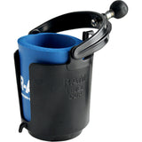 RAM MOUNTS 0603-0476 RAM-B-132BU Self-Leveling Cup Holder and Cozy with 1" Ball Cup Holder - Ball Mount
