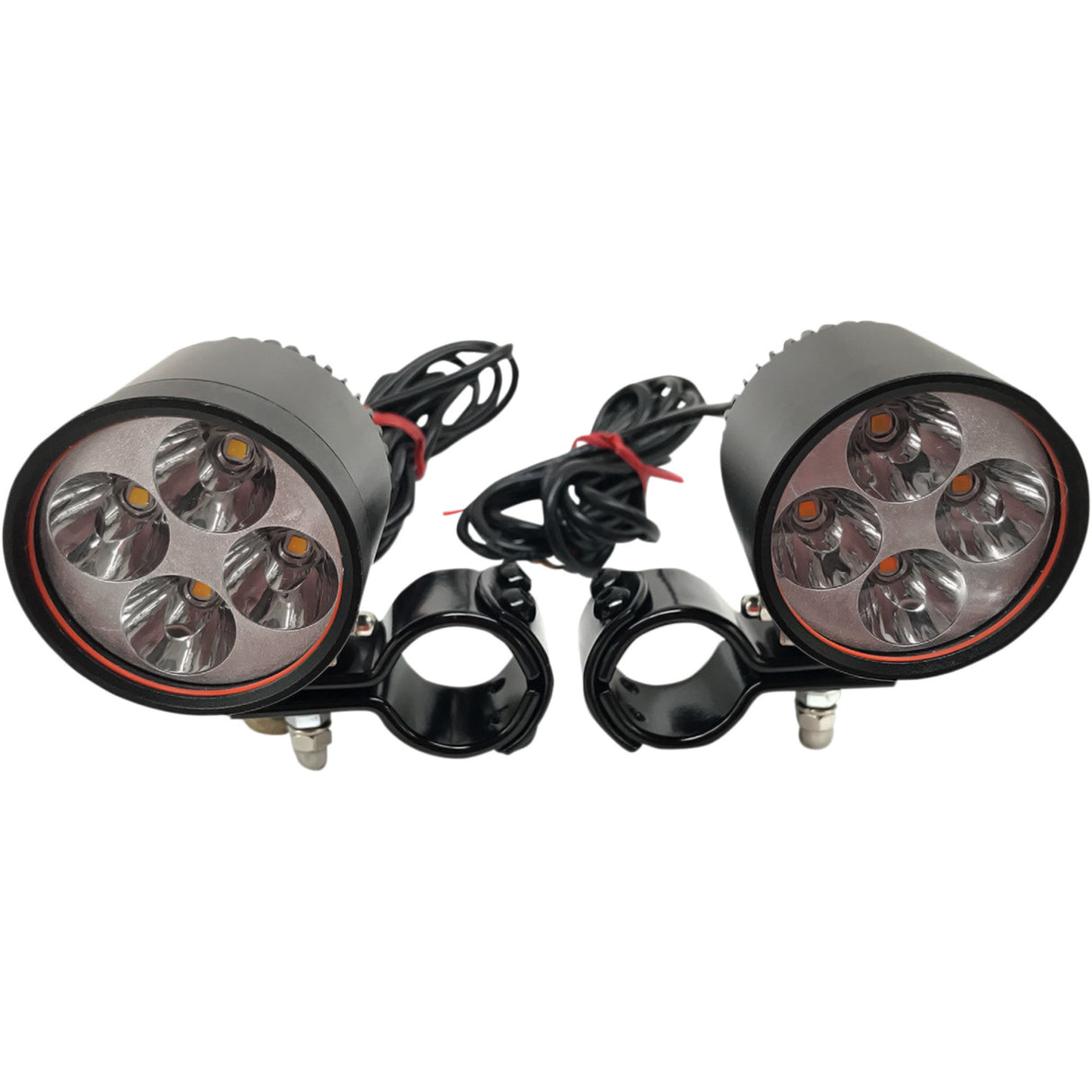 RIVCO PRODUCTS 2001-1541 DLLED125BK 2" LED Driving Lights with 1-1/4" Clamps Black LED Driving Light