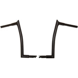 FAT Baggers INC. 1-1/4" EZ Install Pointed Top Handlebar 14" Black - 907014-B For Harley Touring / Softail / Road King / Road Glide 1994-2023