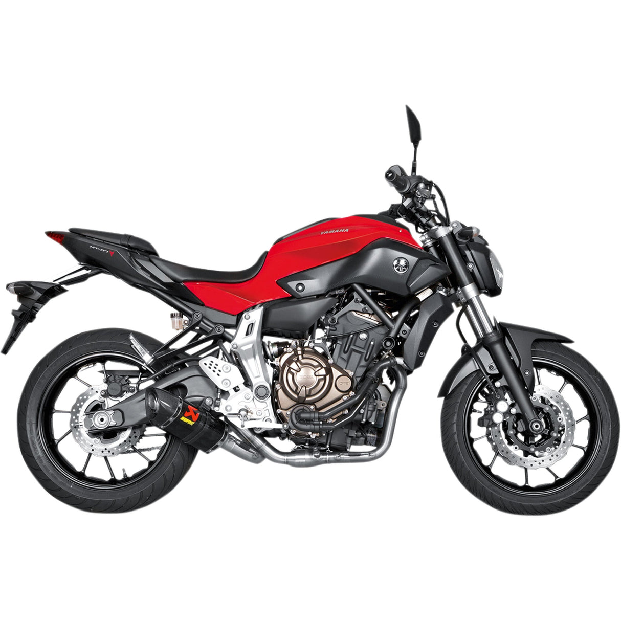 AKRAPOVIC 1810-2226 S-Y7R2-AFC Racing Line Exhaust System Stainless Steel/Carbon Fiber Race Exhaust