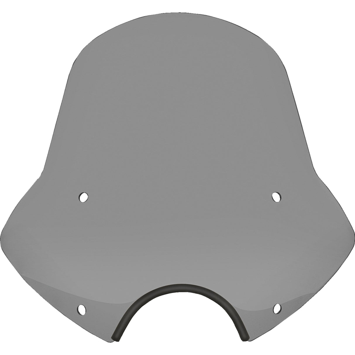 MEMPHIS SHADES 2313-0280 MEP54112 Speed Demon Windshield Speed Demon Sportshields - 17" - 7" Headlight Cutout - Black Smoke