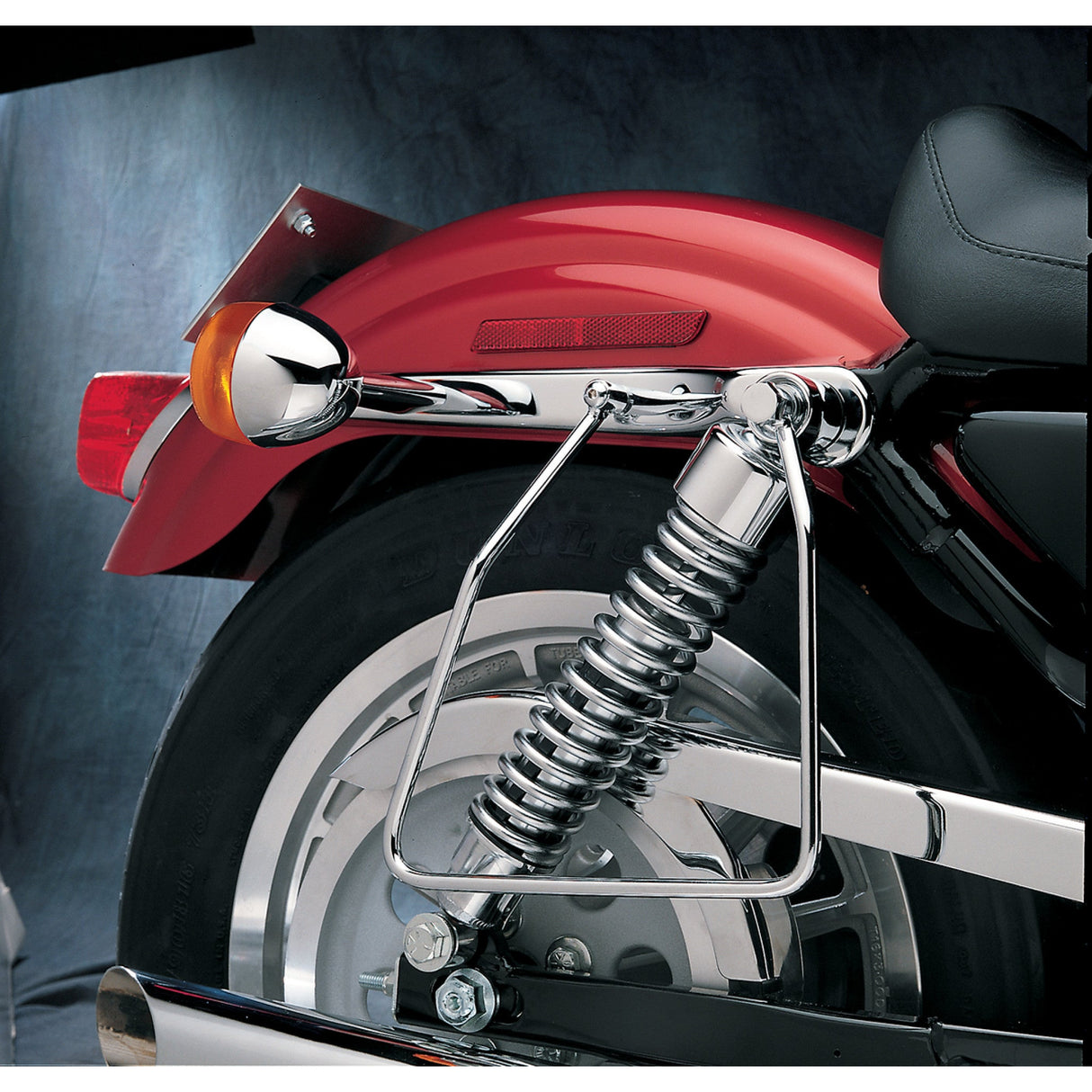 DRAG SPECIALTIES DS-110852 Chrome Saddlebag Support Brackets Saddlebag Support - XL '82-'93