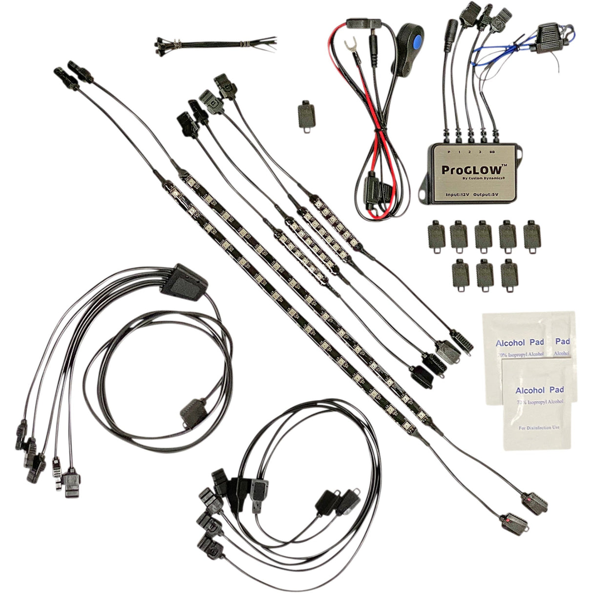 CUSTOM DYNAMICS 2040-2759 PG-ENG-KIT Engine ProGLOW™ Color Changing LED Accent Light Kit Light Kit - Engine