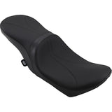 DRAG SPECIALTIES SEATS 0801-1069 Low Profile Touring Seat Low Touring Seat - Solar Reflective - Mild Stitched - Yaffe Tanks - FL '08-'23