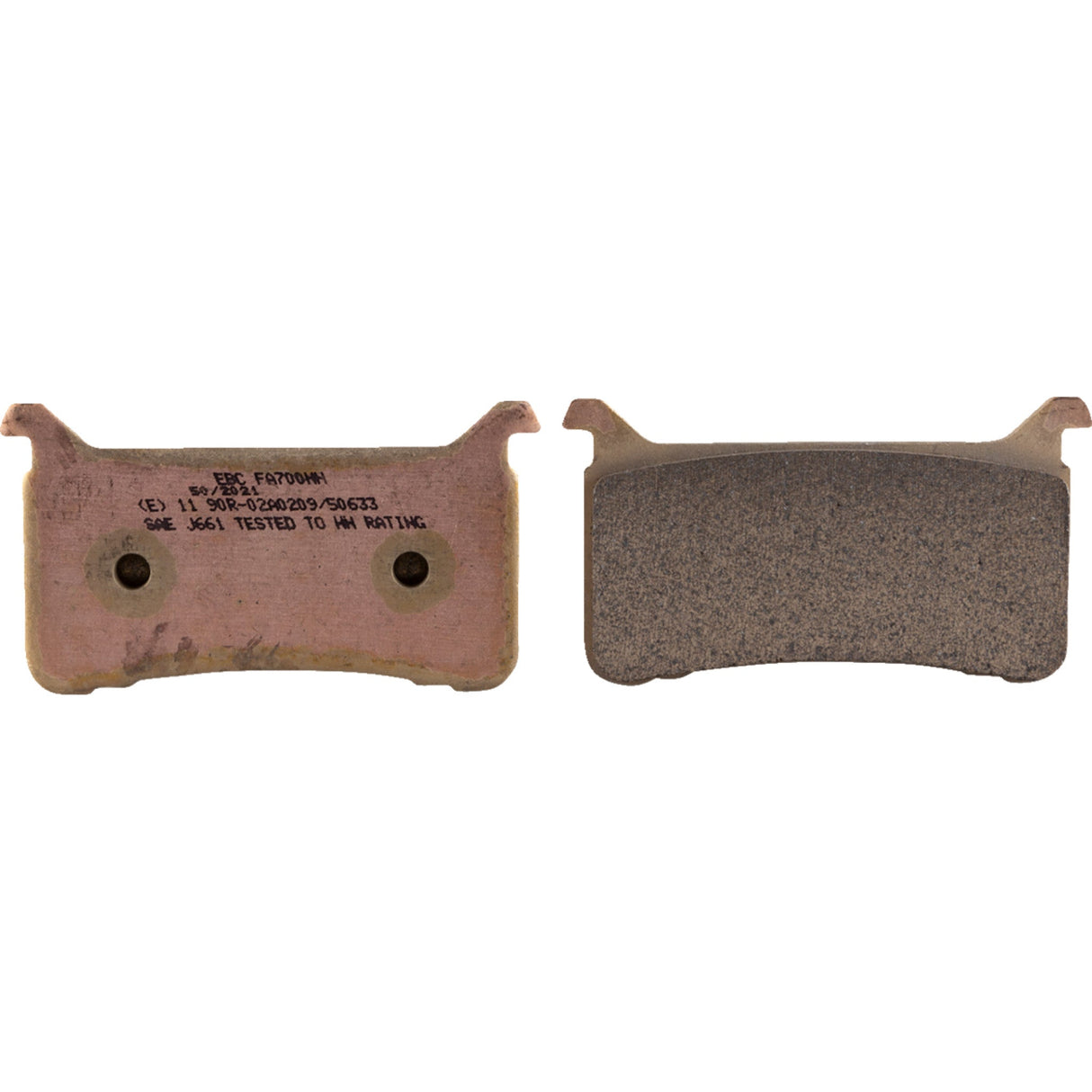 EBC 1721-2802 FA700HH Sintered "HH" Brake Pads Brake Pad - Sintered