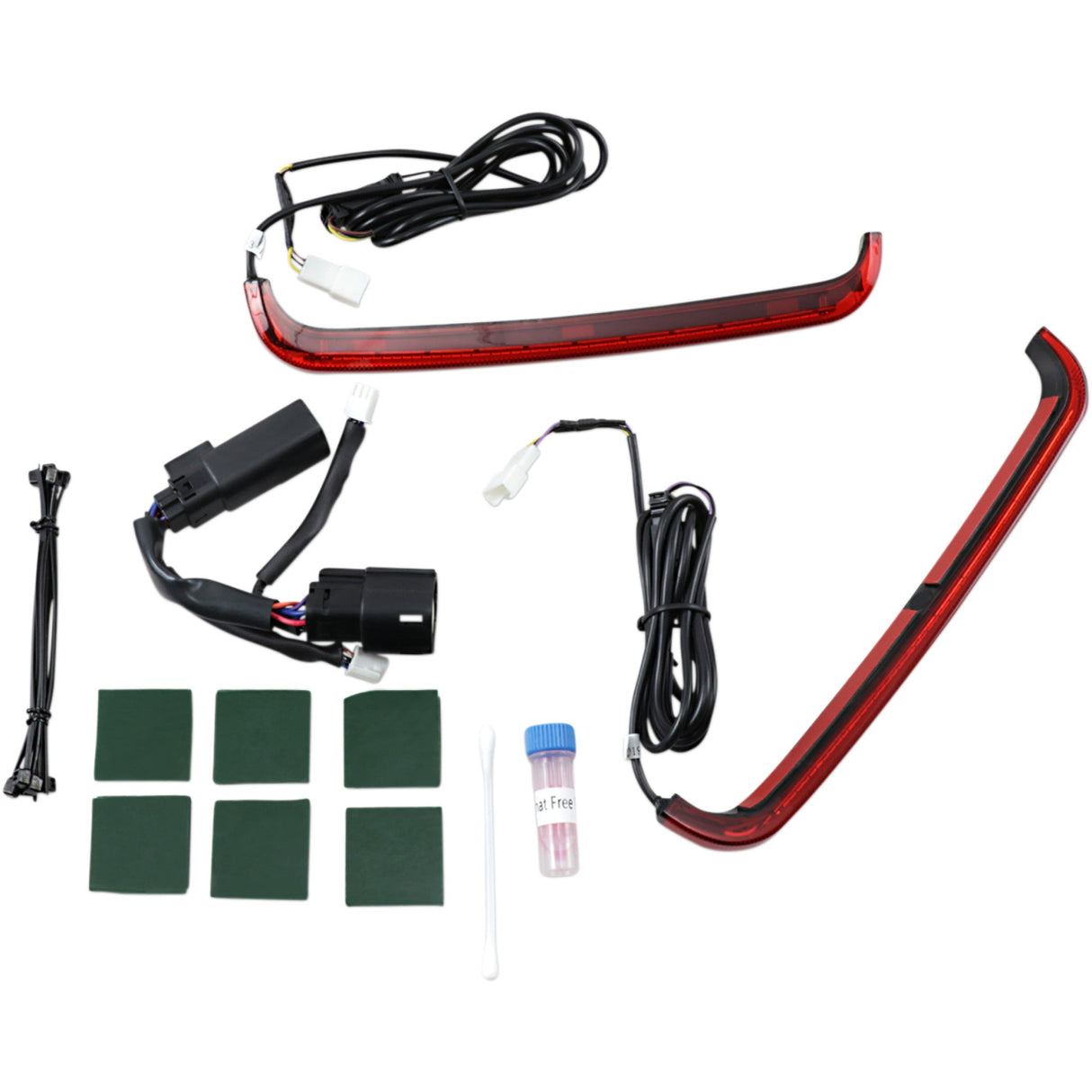 Custom Dynamics LED Low-Profile Bagz™ Accent Lights Red Lens - CD-LP-SS6-R For Harley Touring 2010-2013