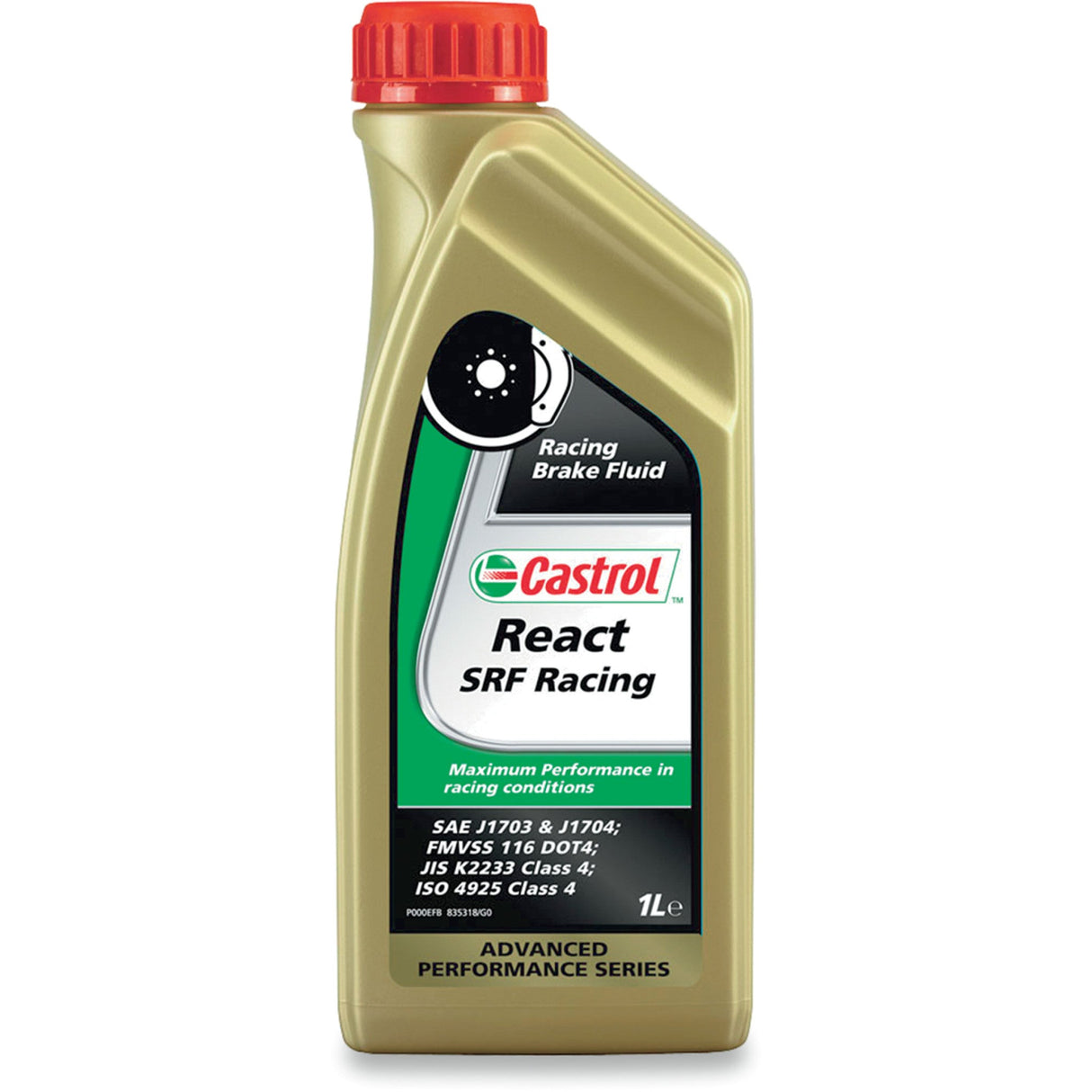 CASTROL 3703-0015 15AFA4 React SRF Brake Fluid 1l