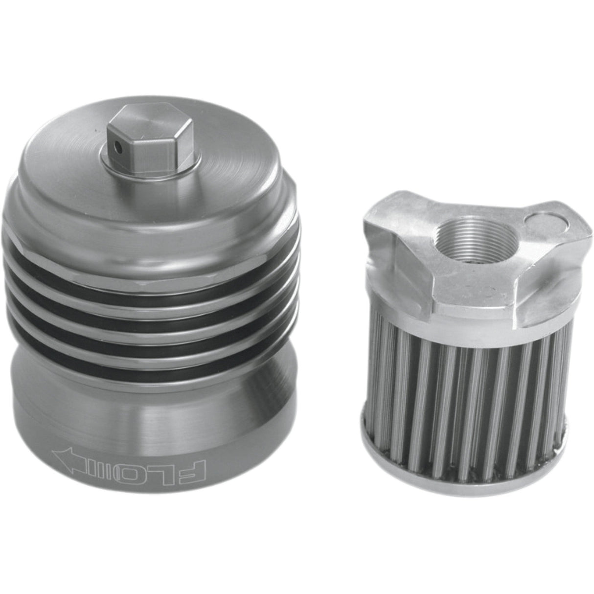 PC Racing Flo® "Spin-On" Oil Filter Gunmetal Gray - PCS1 For Harley Street 2015-2020 | Honda Motorcycles 1982-2026 | Triumph Motorcycles 1997-2025