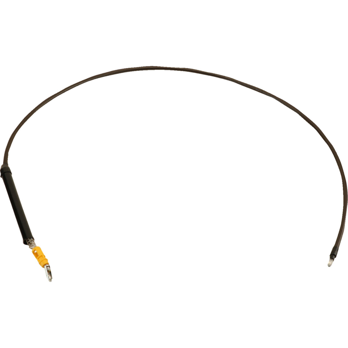 LA Choppers Midnight Braided Clutch Cable 15"-17" Ape Hanger Handlebars - LA-8059C16M For Harley Touring 2023-2026