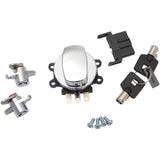 DRAG SPECIALTIES Side Hinge Ignition Switch with Saddlebag Lock