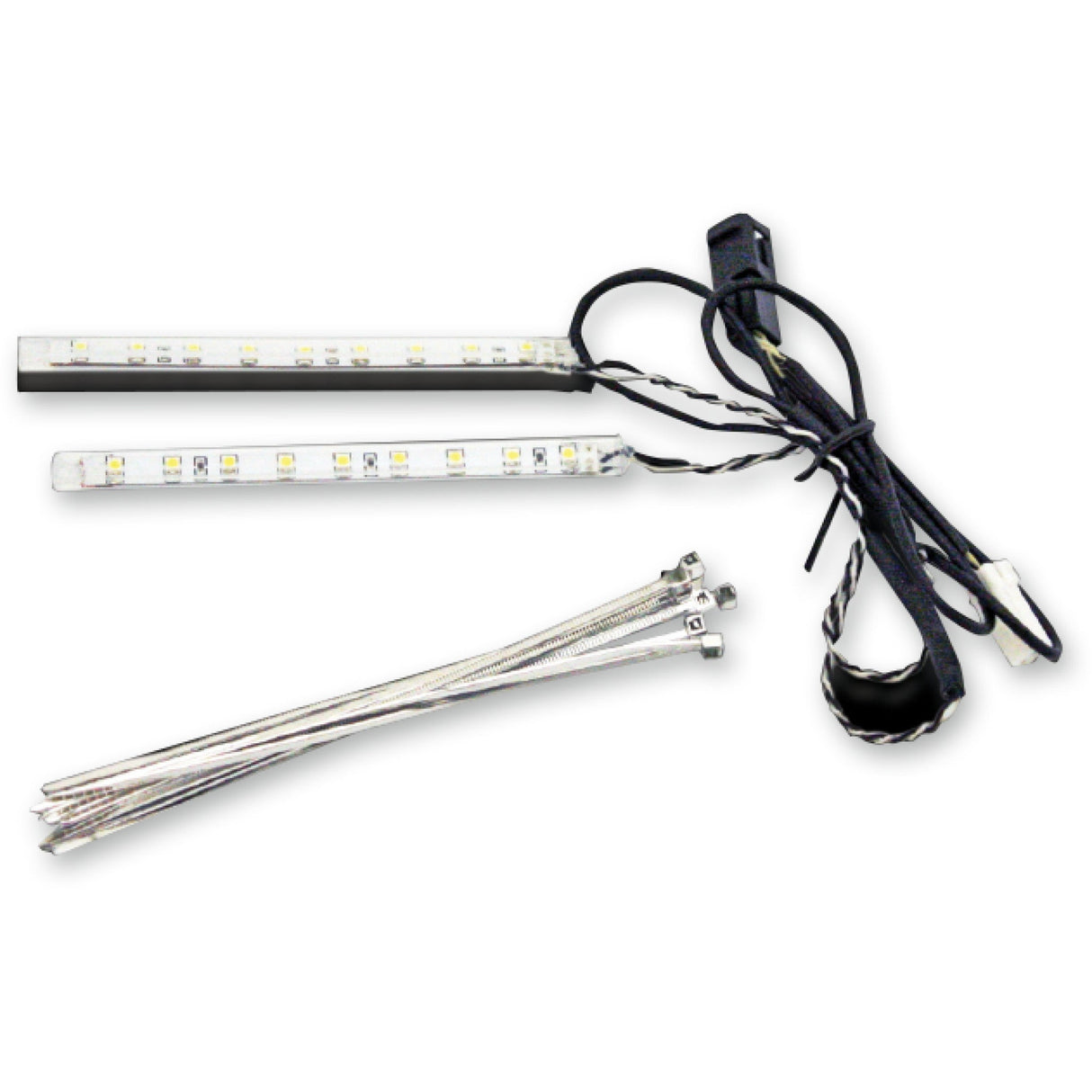 CUSTOM DYNAMICS 2040-1955 CD-VENT-TF-KIT Batwing Vent Insert LED Light Kit Fairing Vent Trim - White
