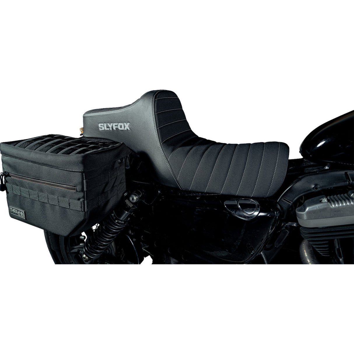 Slyfox Highnoon Seat - 4709B-SlyFox For Harley Sportster 2004-2022