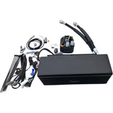 ULTRACOOL 0713-0263 DY-1GSS Below Regulator Mount Oil Cooler Kit with Fan for S&S T Series Engines Oil Cooler Kit - Gloss Black - Dyna