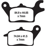 Ebc Brake Pad - FA691 Honda CA125A Super Cub / C125A Super Cub 2019-2024