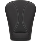 Saddlemen Dominator Pillion Pad Extended Reach Black With Gray Stitching - 808-07B-0162EXT For Harley Touring 2008-2026