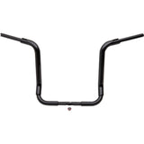 FAT Baggers INC. 1-1/2" EZ Install Rounded Top Handlebar 16" Black - 803016-B For Harley Touring 2014-2020