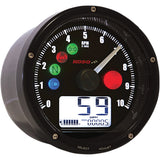 KOSO NORTH AMERICA 2210-0492 BA035K00-HD TNT-01 Electronic Speedometer/Tachometer black face - black housing - 3" diameter x 1.75" d