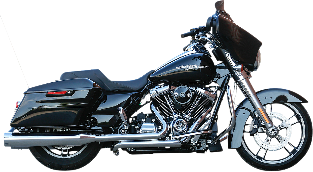 El Dorado Dual Exhaust System - Chrome - Chrome Tracer - 1800-2531