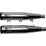 S&S Cycle Grand National Slip-On Mufflers Chrome Race Only - 4110-156-R For Indian Scout 2019-2023