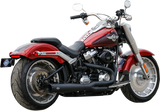 2:1 50 State Exhaust for M8 Softail - Black - 1800-2485